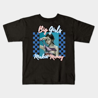 Big Girls Makin' Money Winter Aespa Kids T-Shirt